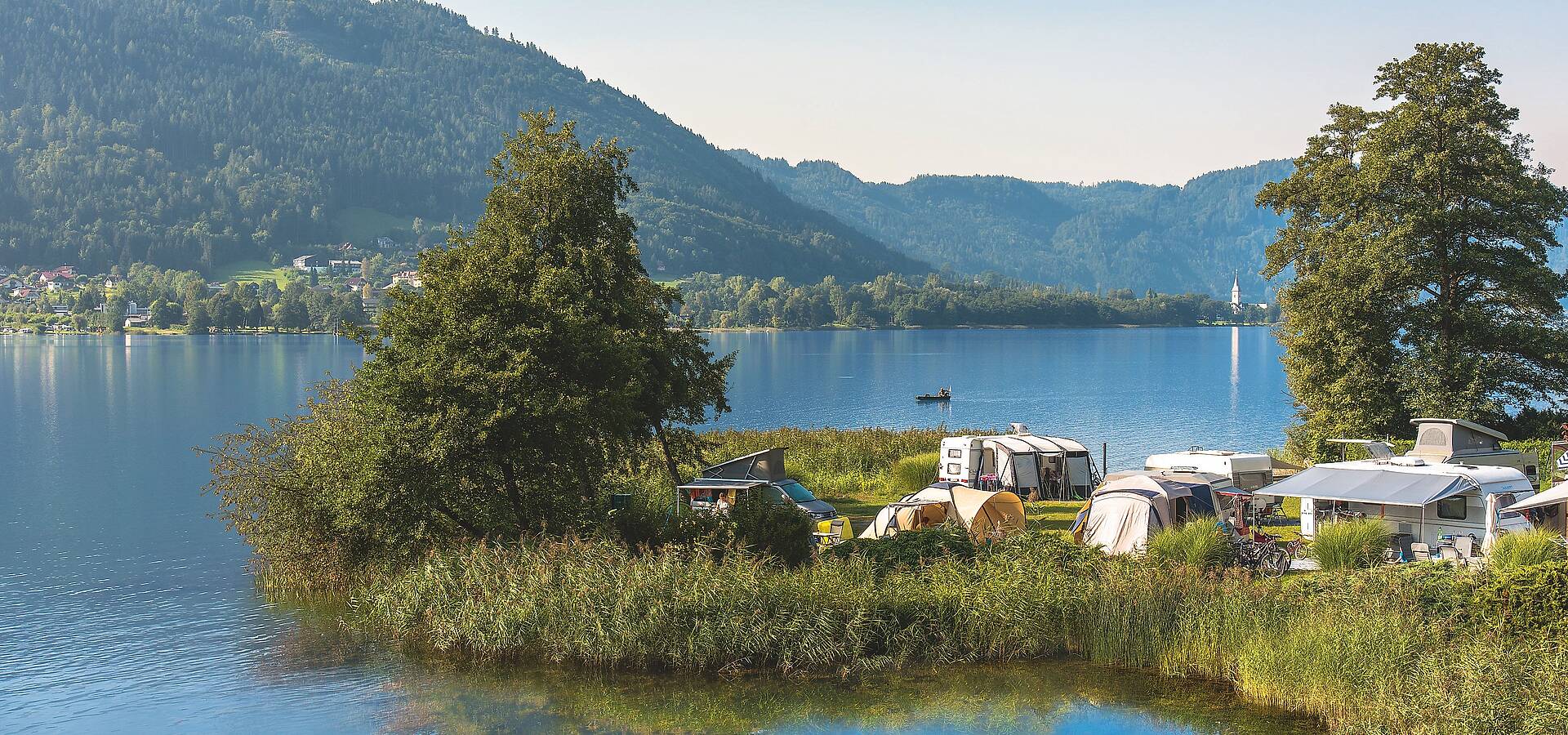 <p>Camping in Kärnten, Seecamping Hoffmann</p>