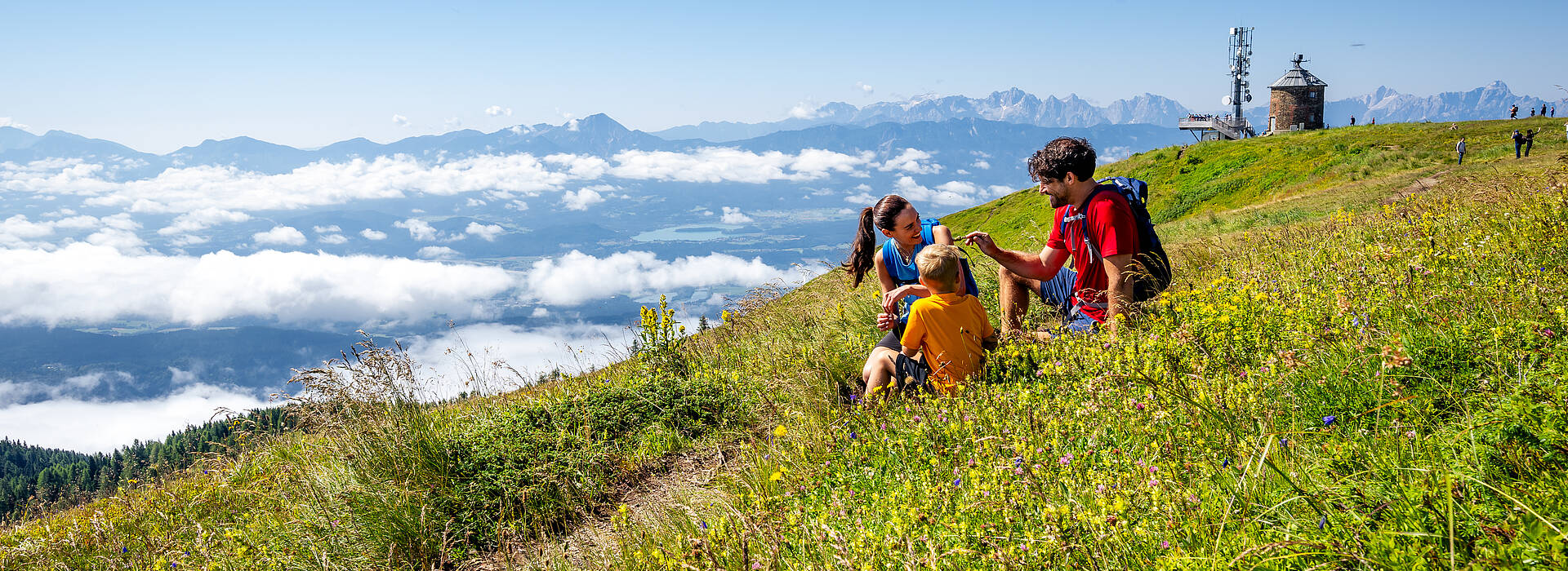 Familienwanderung auf der Gerlitzen Alpe