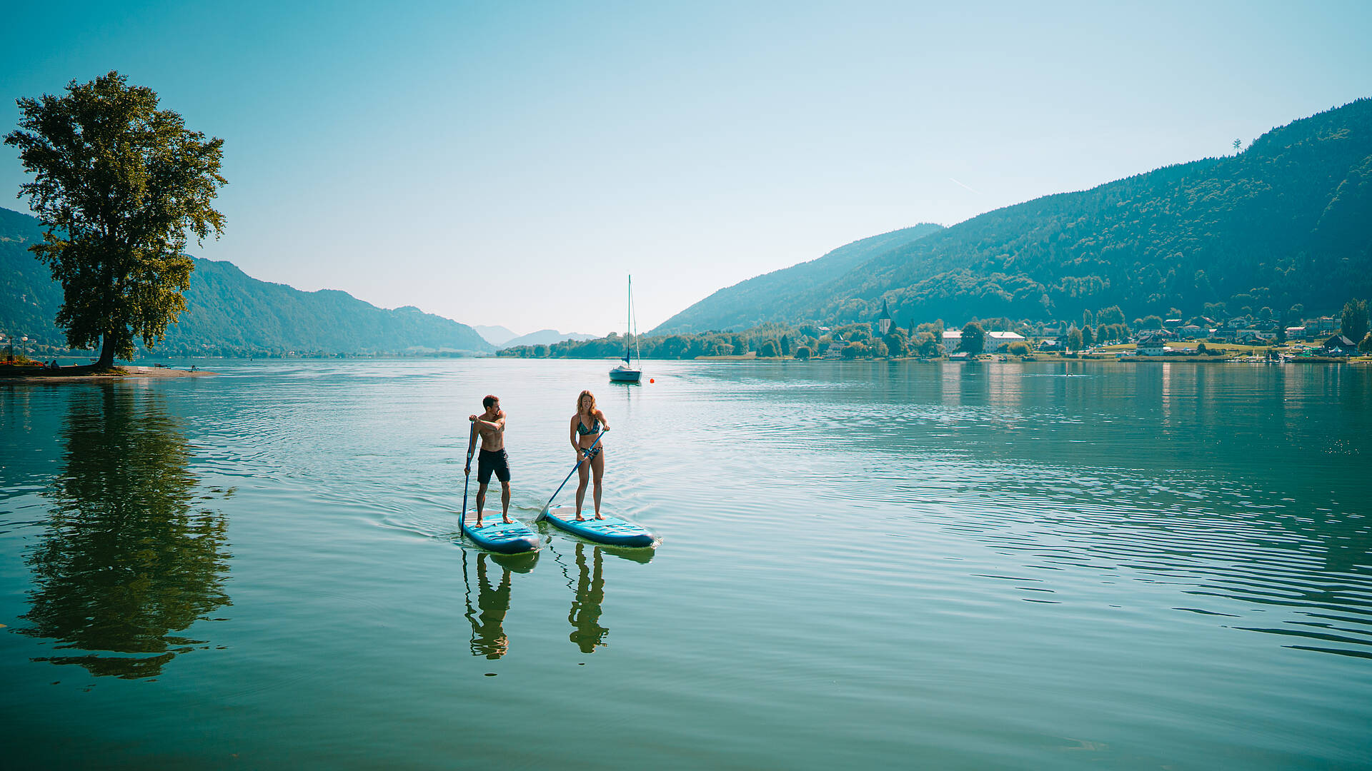 SUP am Ossiacher See