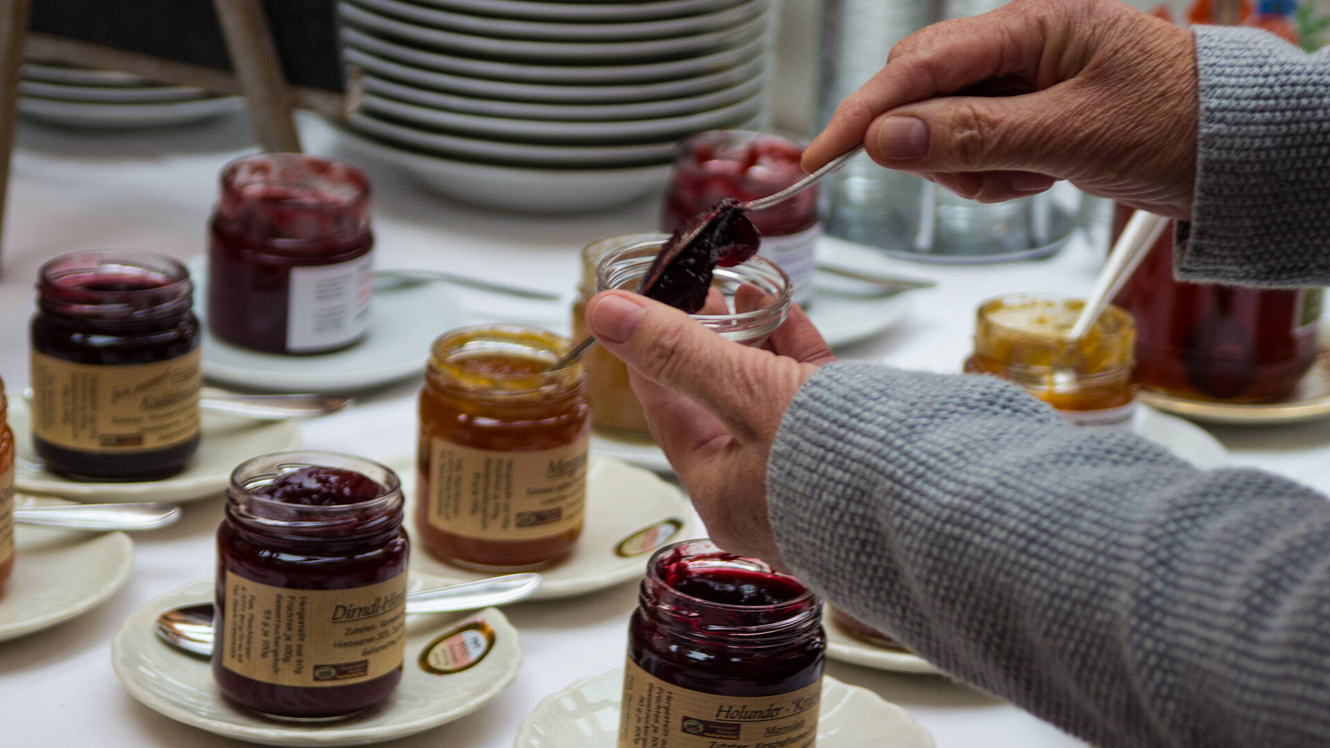 Die Berger Slow Food-Frühstückstafel